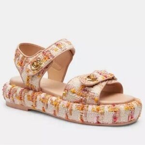Coach Tweed Sandals